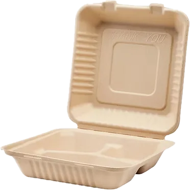 Bagasse Compartment lunch box